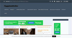 Desktop Screenshot of piggybankonline.com
